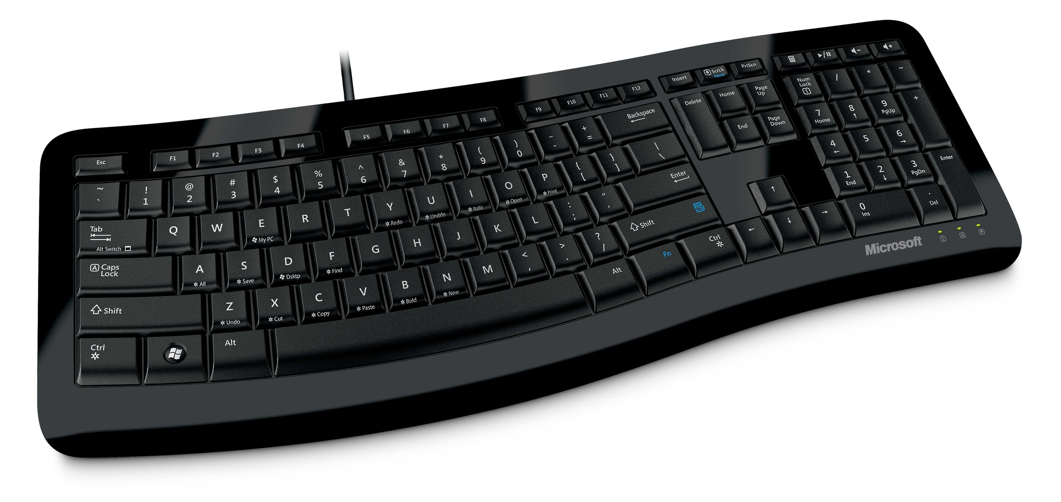 Microsoft Comfort Curve 3000 Keyboard image 0